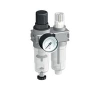 FRL 2 Parties G1/4'' 700l/min 0.5-10.0bar/7-145psi Semi-Auto 40 mm Manomètre Polycarbonate Multifix 0