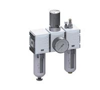 FRL 3 Parties G1/4'' 1750l/min 0.1-2.0bar/1-29psi Semi-Auto Polycarbonate Futura 1