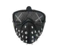 Frmarche Masque steampunk clouté pour cosplay avec 2 masques Airsoft Vent Punk Rivets Masque de mascarade