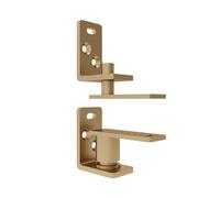 FRMSAET Charnières de porte pivotante Angle ajustable Quincaillerie de porte par gravité Charnières pivotantes à fermeture automatique et à pivotement dans les deux sens (Or, 1 Paquet)