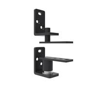 FRMSAET Charnières de porte pivotante Angle ajustable Quincaillerie de porte par gravité Charnières pivotantes à fermeture automatique et à pivotement dans les deux sens (Noir, 1 Paquets)