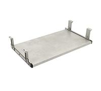 FRMSAET Plateau de tiroir de Clavier 53 cm / 60 cm / 76 cm Meubles Accessoires de Bureau Costumes Quincaillerie Support en Bois sous Le Bureau Plate-Forme à Hauteur réglable. (60 cm, Roche Grise)
