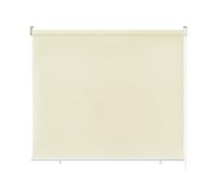 Froadp 180x140cm Auvent Vertical Store Enrouleur Extérieur Aveugle la Vie Privée Store Fenêtre Balcon Rouleaux pour Les Fenêtres Fonction Thermique Réfléchissante pour Fenêtres et Portes (Beige)