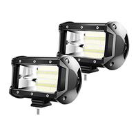 Froadp 2x72W LED Phares Supplémentaires de Voiture, IP67 Lampe Auxiliaire LED Étanche, Lumière de Brume de Voiture, Lampes de Travail de Haute Qualité, Feux de Recul pour SUV LKW UTV
