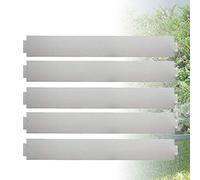 Froadp 50m Bordures de Jardin Plate-Bande de Galvanisé Métal Bordures de Pelouse pour Jardin Conception Plantes Légumes Herbe Floral en Croissance(100x18cm)