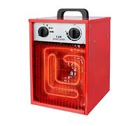 Froadp 5KW Radiateur Soufflant Électrique Régulateur de Température à 4 Vitesses Chauffage Ventilateur avec Protection Contre la Surchauffe et Base Antidérapante(Industriel 400V)