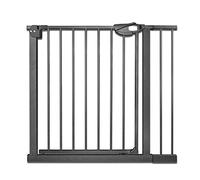 Froadp Barrière de Sécurité Extensible, Barrière de Pression sans Perçage, Grilles de Porte Barrières pour Bébé et Chiens, Porte de Protection D'escalier en Métal Largeur Réglable(Noir, 85-95cm)