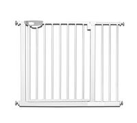 Froadp Barrière de Sécurité Extensible, Barrière de Pression sans Perçage, Grilles de Porte Barrières pour Bébé et Chiens, Porte de Protection D'escalier en Métal Largeur Réglable(Blanc, 95-105cm)