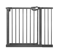 Froadp Barrière de Sécurité Extensible, Barrière de Pression sans Perçage, Grilles de Porte Barrières pour Bébé et Chiens, Porte de Protection D'escalier en Métal Largeur Réglable(Noir, 95-105cm)