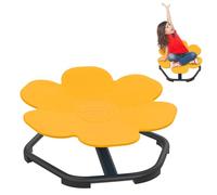 Froadp Chaise carrousel sensorielle pour enfant autisme - Chaise pivotante pour enfant - Entraînement physique et équilibre - Sensoriel - Autisme - Jouet d'équilibre - Jaune