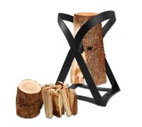 Froadp Fendeur de Buche Manuel en Acier à Haute Teneur En Carbone Fendeur Manuel avec Couteau à Copeaux Fendeur de Bois de Chauffage Portable pour Maison ou Camping en Plein Air (Type B, 24.5x21x37cm)