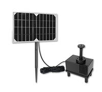 Froadp Fontaine Solaire Pompe à Eau de Bassin Exterieur Flottante Cycle de Pompe pour Mini Étang Décoration de Jardin Oiseau Bain (9V/2W-Type B)