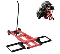 Froadp Lève-tondeuse à gazon jusqu'à 227 kg, avec hauteur de levage à 3 niveaux, support réglable, cric à gazon en acier avec roues, élévateur de maintenance pour tracteur de pelouse, tondeuse