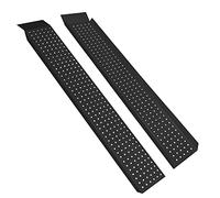 Froadp Rampe de chargement antidérapante en acier galvanisé - 160 x 22,5 x 4,5 cm - Noir - Rampe de chargement portable pour voiture, moto, quad, voiture - Charge maximale : 400 kg par paire