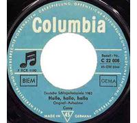FROBOESS, CONNY - FROBOESS, CONNY / ZWEI KLEINE ITALIENER / HALLO, HALLO, HALLO / ORIGINAL-AUFNAHME / 1. PREIS DEUTSCHE SCHLAGER-FESTSPIELE 1962 / / Bildhülle / Columbia # C 22008 / Deutsche Pressung / 7" Vinyl Single Schallplatte