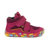 Froddo - Chaussures basses pieds nus pour garçon en cuir avec fermeture , semelle flexible à talon zéro - Chaussures pour enfants - Rouge multicolore - G3110262, Rouge, multicolore, 23 EU