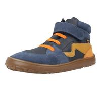 Froddo Chaussures mi-hautes pieds nus en cuir, membrane TEX + insert textile *Couleur au choix s.A G3110265, Bleu denim, orange, 34 EU