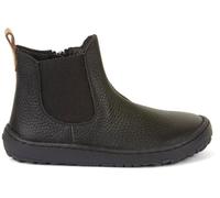 Froddo Chelsea G3160237 Bottes pieds nus en cuir nappa vieux rose + doublure polaire et fermeture éclair, Noir , 31 EU