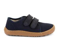 Froddo – Chaussures minimalistes en toile pieds nus enfant – Bleu foncé Taille EU 26