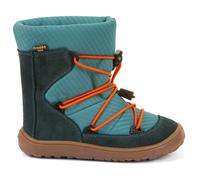 Bottes pieds nus enfants BAREFOOT TEX TRACK WOOL Froddo bleu pétrole 35