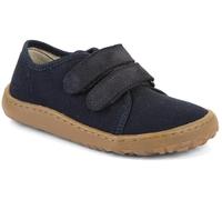 Froddo – Chaussures minimalistes en toile pieds nus enfant – Bleu foncé Taille EU 26