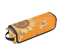 FRODOTGV Art Cactus Étui de voyage 2 en 1 pour fer à friser avec coussinet résistant à la chaleur Grand étui de transport double couche pour fer à lisser et sèche-cheveux plat Gris, 05, 1 Size