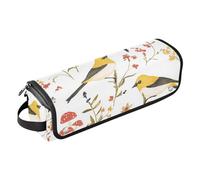 FRODOTGV Bowling Sports Orange 2 en 1 Organiseur d'outils de cheveux et tapis résistant à la poussière Sac de voyage pour fer plat Outils chauds et accessoires de soins capillaires, 09, 1 Size