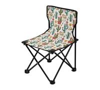 FRODOTGV Chaises de camping compactes et pliantes avec sac de transport pour pêche sur glace et pêche sur glace Style western Cowboy Boho Cactus Primitive Charm