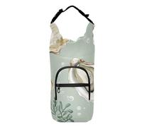 FRODOTGV Chic Oyster Petit sac à bandoulière vert sauge avec porte-bouteille d'eau isotherme multi-tailles pour bouteilles d'eau de 50/61/81/1,2 l