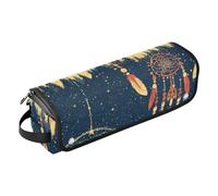 FRODOTGV Étui de voyage 2 en 1 pour fer à friser - Cowboy occidental - Attrape-rêves - Étoile tribale - Essentiels de voyage pour femme - Grand lisseur de cheveux - Étui de voyage pour fer à lisser,