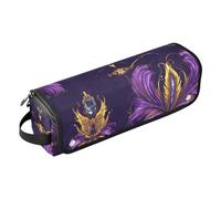 FRODOTGV Étui de voyage 2 en 1 pour fer à friser étanche et portable avec coussinet résistant à la chaleur pour fer à friser, fer à lisser, sèche-cheveux plat, mardi gras carnaval, bijou, flotteurs,