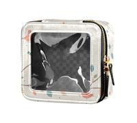 FRODOTGV Fête des parents Jolies Fleurs Mignon Trousse de Maquillage Sac Transparent, 14, 1 Size