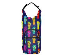 FRODOTGV Flip Flops Sac de transport isotherme réglable pour bouteilles d'eau de randonnée, sac à dos pour bouteilles d'eau de 50/61/81/1,2 l