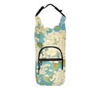 FRODOTGV Grande bouteille d'eau à motif floral bleu et blanc - Plusieurs tailles - Isotherme - Pour bouteilles d'eau de 51/61/81/1,2 l