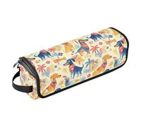 FRODOTGV Honey Bees Sac de voyage étanche pour outils de cheveux avec tapis en fer pour femme Pour fers plats et accessoires de soins capillaires, Teckel Dreams Of A Bone, 1 Size