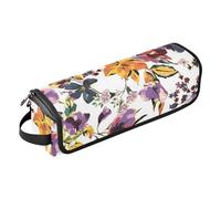 FRODOTGV Hot Hair Tools Sac de voyage étanche portable ouvert plat accessoire de voyage pour fer plat outils chauds et accessoires de soins capillaires, motif petites fleurs mignon marguerite, Motif