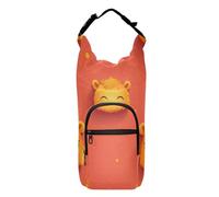 FRODOTGV Joli petit sac à bandoulière en forme de visage de chameau pour bouteille d'eau isotherme élégant pour la randonnée, convient aux bouteilles de 50/61/81/1,2 l