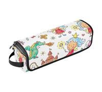 FRODOTGV Little Cartoon Fairy Set Castle Unicorn White Hair Tool Travel Bag for Women and Heat Resistant Heat Tools Travel Bag Organizer for Hot Tools Curling Iron Flat Volumizer, Ensemble de fée de