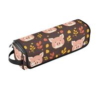 FRODOTGV Little Pig Faces Sac de voyage pour outils de cheveux avec tapis résistant à la chaleur, étui de voyage étanche pour fer à friser, fer à lisser, sèche-cheveux plat, organiseur portable