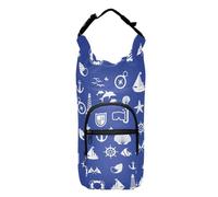 FRODOTGV Marine Sealife Sac de transport de bouteilles isotherme léger pour bouteilles d'eau, équipement de randonnée, sac à dos pour bouteilles d'eau de 50,8/61/81/1,2 l