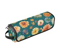 FRODOTGV Nature Lily Sac de voyage pour outils de cheveux Rose vif et tapis résistant à la chaleur avec fermeture éclair pour femme Rangement essentiel amovible pour outils chauds Fers plats Volumizer