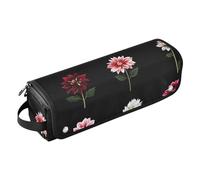 FRODOTGV Nature Lily Sac de voyage pour outils de cheveux Rose vif et tapis résistant à la chaleur avec fermeture éclair pour femme Rangement essentiel amovible pour outils chauds Fers plats Volumizer