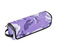 FRODOTGV Nature Rose Violet Hot Hair Tools Bag with Removable Heat Resistant Mat Women Essentials Storage Waterproof Curling Iron Travel Case Portable Organizer, 06, 1 Size