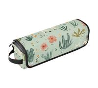 FRODOTGV Organiseur 2 en 1 pour outils capillaires - Étui de transport portable avec tapis en fer pour outils chauds, fer à friser, fers plats, volumateur de cheveux, cowboy occidental, attrape-rêves,