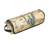 FRODOTGV Organiseur 2 en 1 pour outils capillaires Western Cowboy Cactus Cowboy Deep Canyons Essentiels de voyage pour femme Étui de transport portable pour fer plat Outils chauds et accessoires de