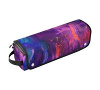 FRODOTGV Organiseur 2 en 1 pour outils de cheveux - Imperméable - Organiseur de voyage et tapis résistant à la chaleur pour fers plats, lisseurs, fers à friser, peinture abstraite à la main, aquarelle