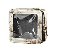 FRODOTGV Pâques jour lapin racines eucalyptus aquarelle œuf mignon voyage maquillage sac transparent, 04, 1 Size