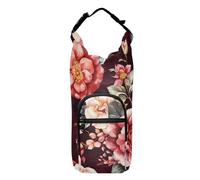 FRODOTGV Petit sac à dos coloré à motif floral avec porte-bouteille d'eau polyvalent et isotherme pour bouteilles d'eau de 50/61/81/1,2 l