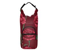 FRODOTGV Petit sac à dos rouge avec porte-bouteille d'eau pour vélo, randonnée, bouteille d'eau, sac à dos pour bouteilles d'eau de 50,8/61/81/1,2 l