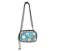 FRODOTGV Petit sac à main pour homme, motif panda chinois, sac à main multipoches, bandoulière réglable, Couleur 14, 1 Size